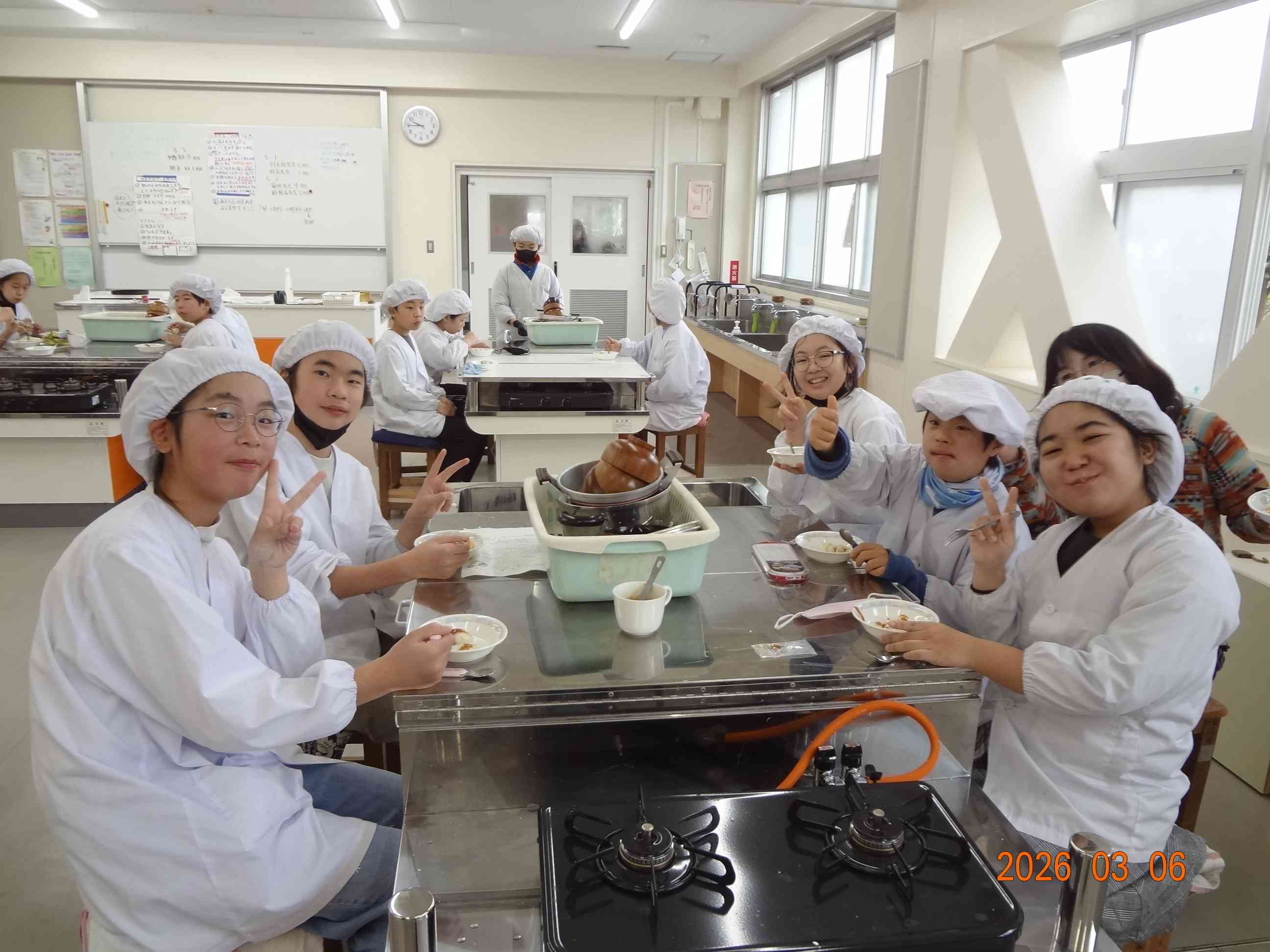 みんなで団らん、楽しかったね！